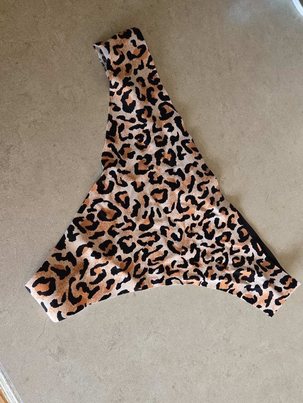 Leopard Print Thong Panty